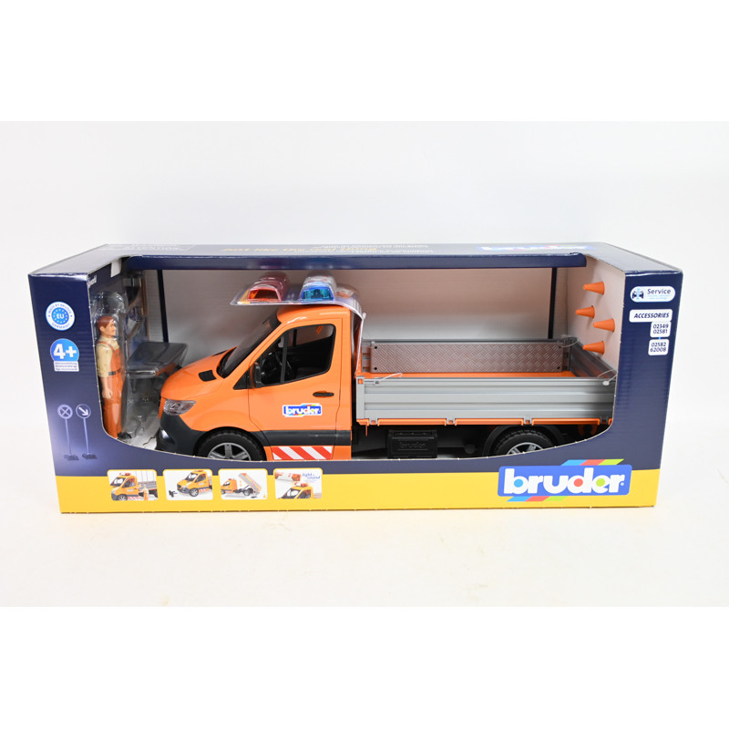 BRUDER Sprinter komunalny+fig+akces św/dźw 02677