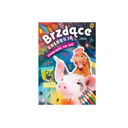 Brzdące kolor.Zwierz.na wsi nakl.św.w ciemn.78282