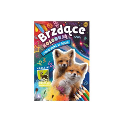 Brzdące kolor.Zwierz.w lesie nakl.św.w ciemn.78268