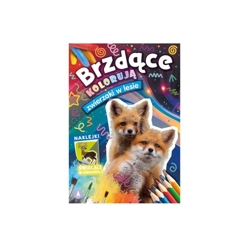 Brzdące kolor.Zwierz.w lesie nakl.św.w ciemn.78268