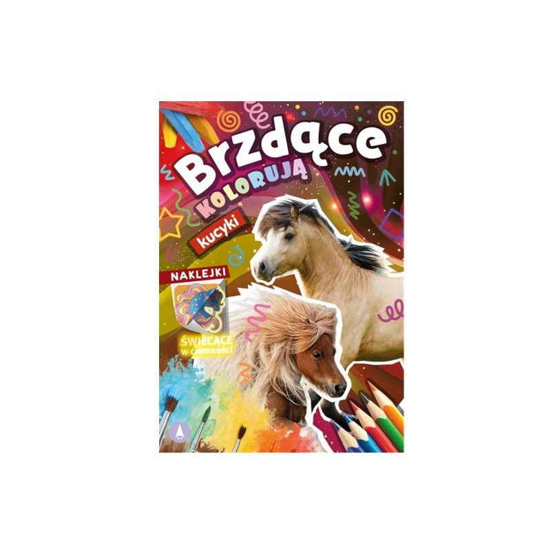 Brzdące kolorują Kucyki nakl.św.w ciemn.78329 