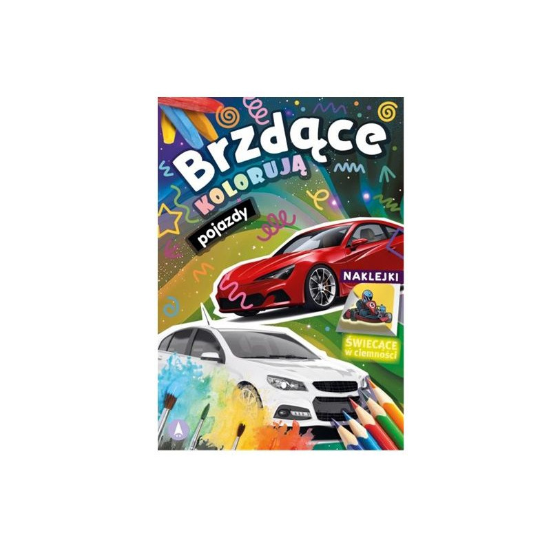 Brzdące kolorują Pojazdy nakl.św.w ciemn.78343 