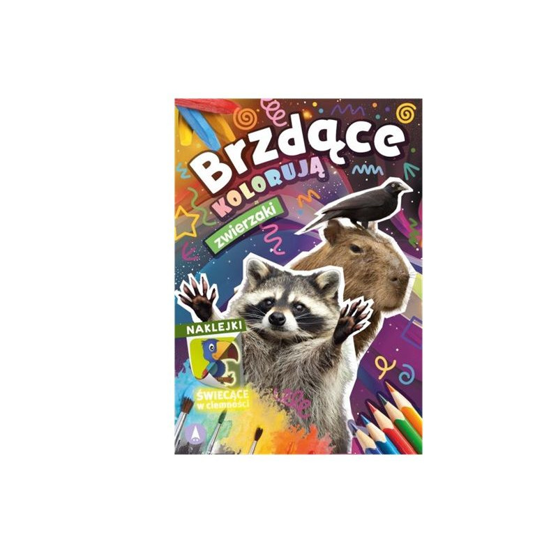 Brzdące kolorują Zwierzaki nakl.św.w ciemn.78336 