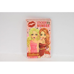  Wyklejanie po nr notatnik modelki róż 24230