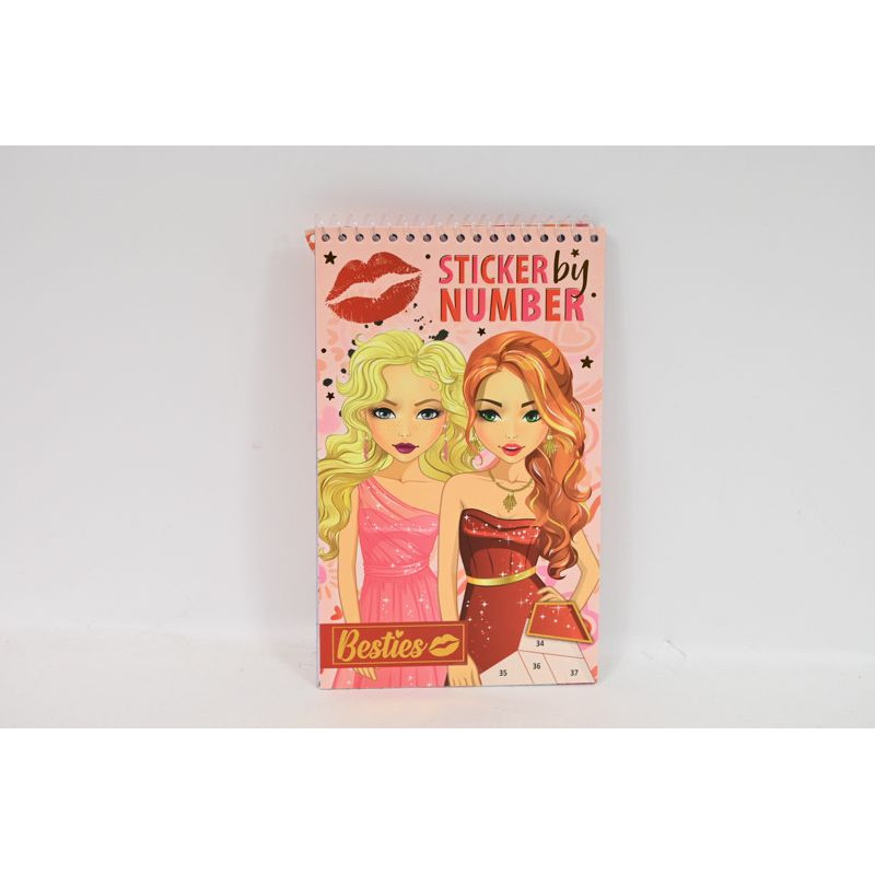  Wyklejanie po nr notatnik modelki róż 24230