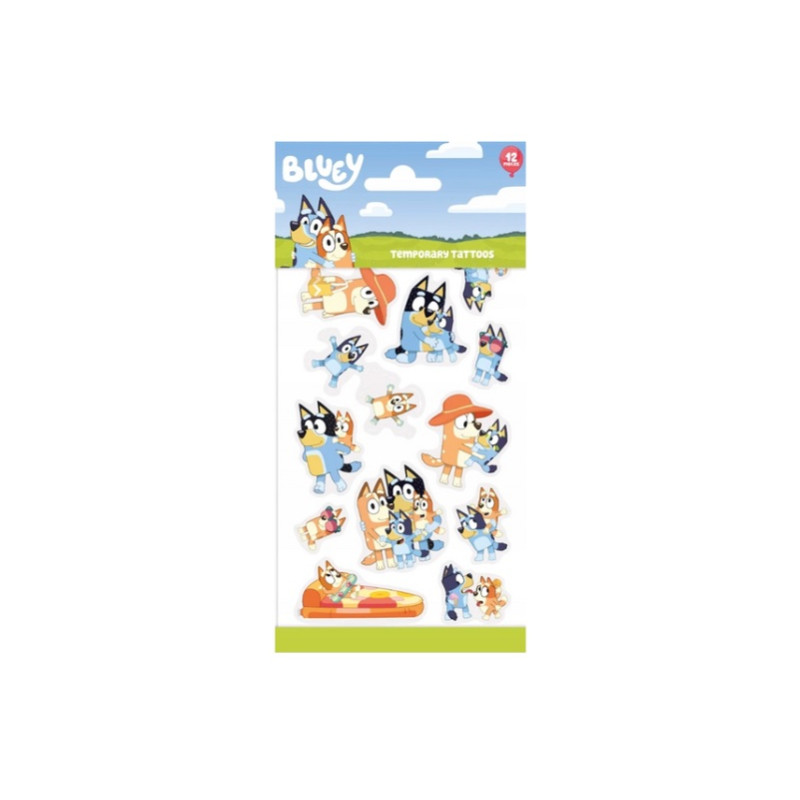 CCG Bluey tatuaże 12szt 16312