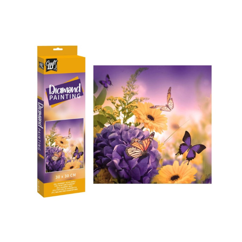 CCG diament.mozaika motyle 30X30 CR2098 04522