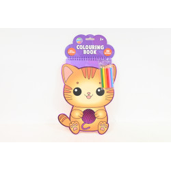 CCG kolorowanka kot 20ark+6kredek 150144 49694