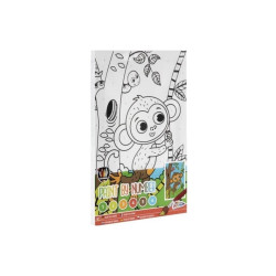 CCG malow.po nr płótno+farbki małpka 150007 63584