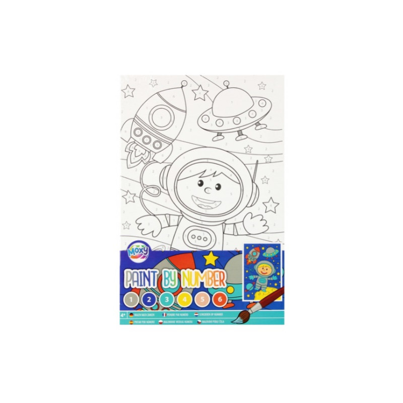 CCG malow.po numer.Astronauta+farbki 150065 86989
