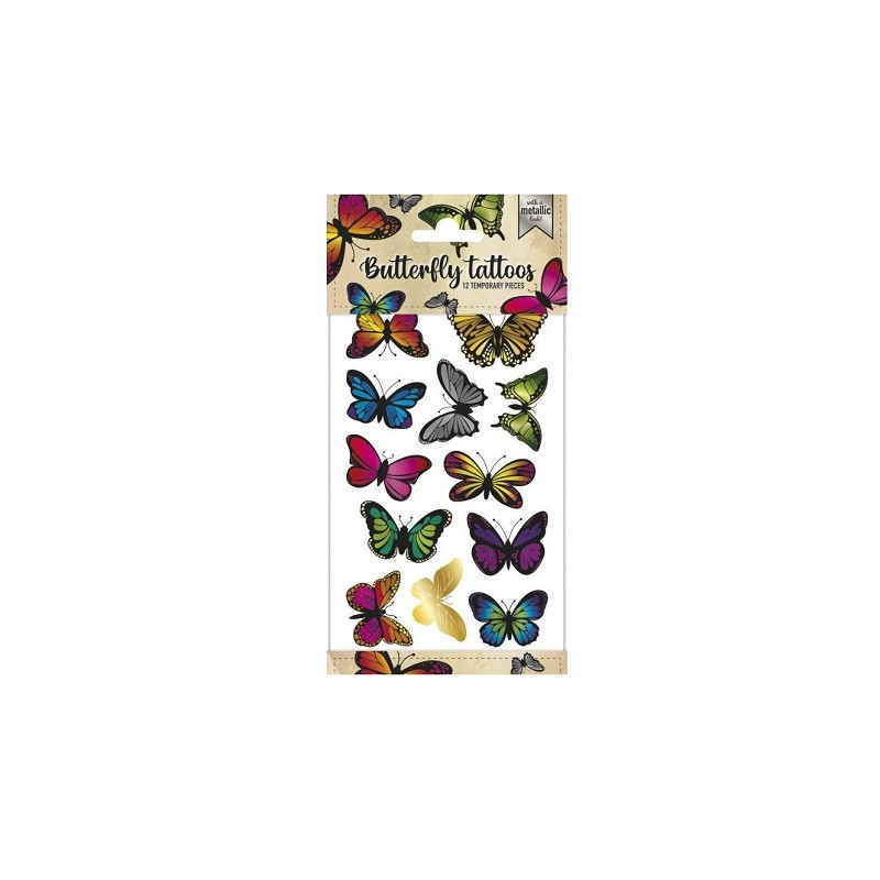 CCG motyle tatuaże 12szt 14790