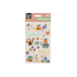 CCG naklejki 3D Birthday CR6003 12121