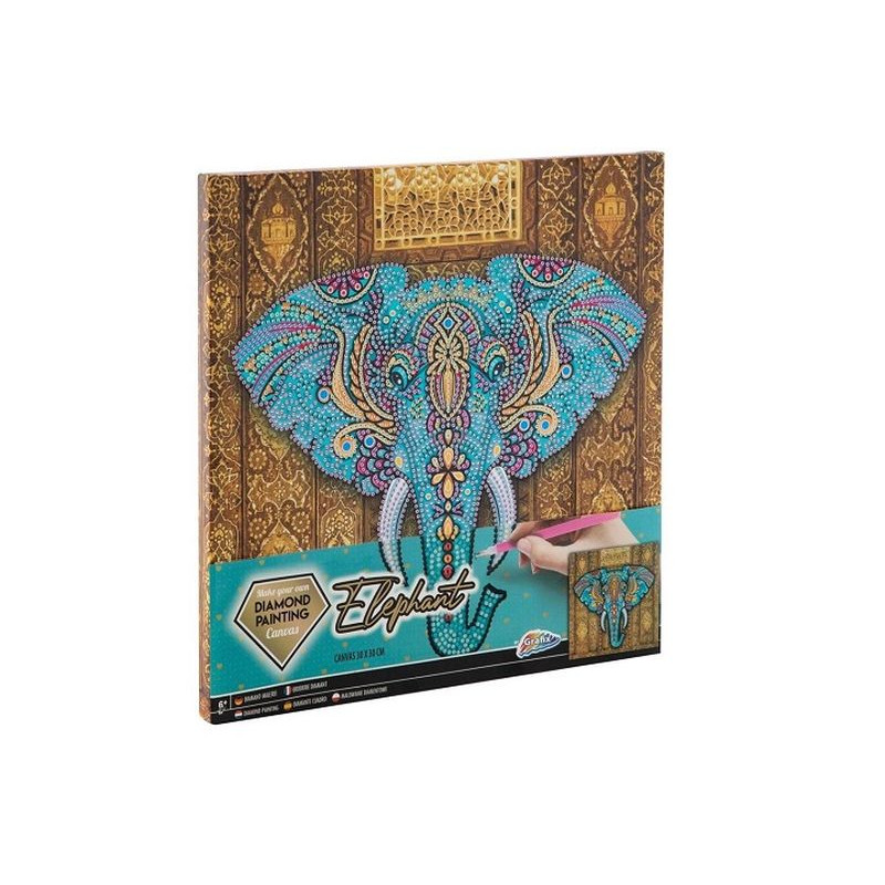  Płótno diamentowe ozdabianie Słoń 92461