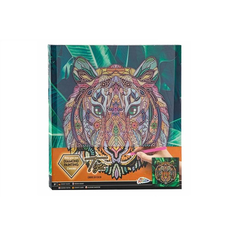  Płótno diamentowe ozdabianie Tygrys 92409