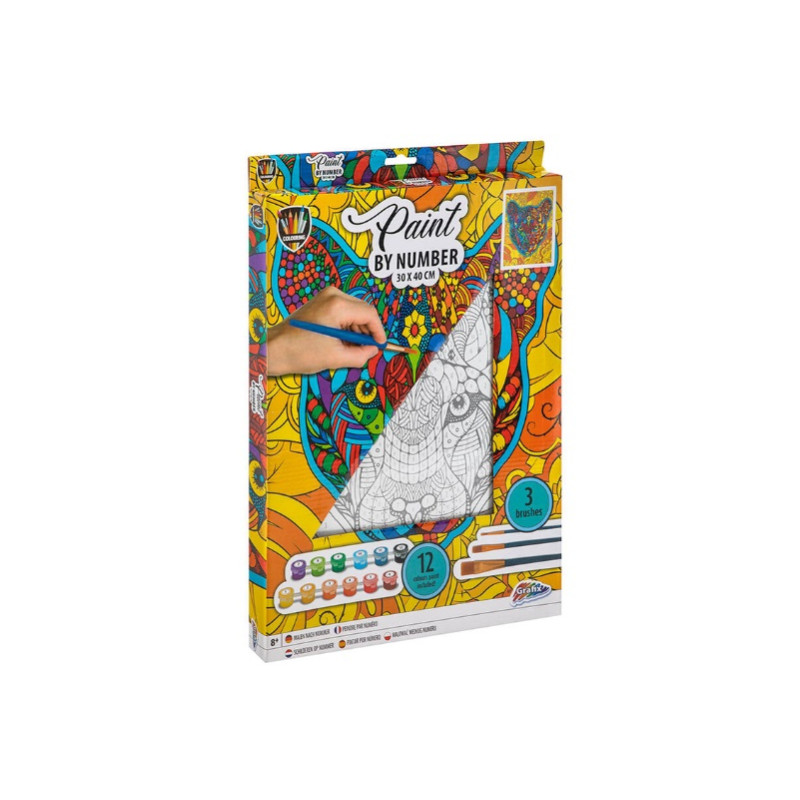 CCG płótno malowanie po numerach tygrys 89652