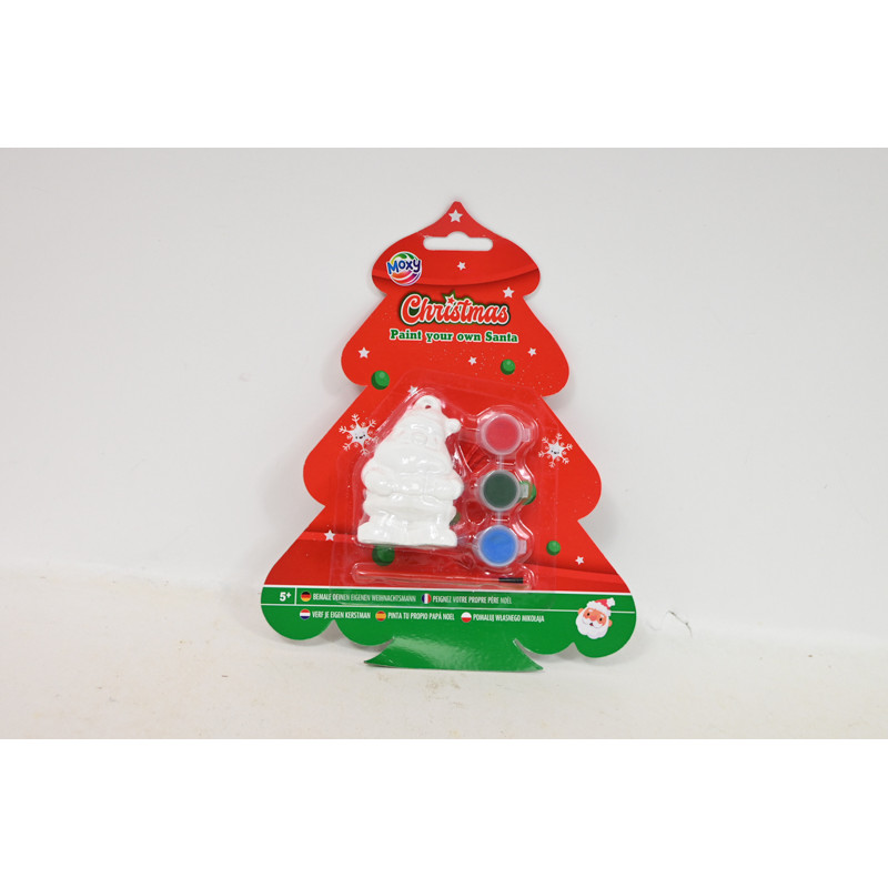 CCG XMAS Mikołaj 8,5cm + 3farbki+pędzelek 78533