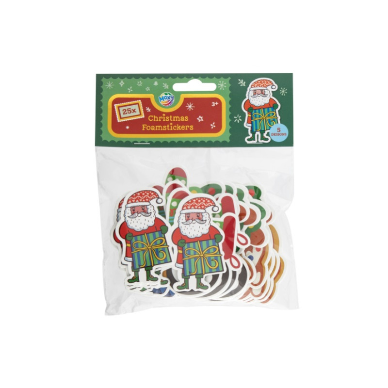 CCG XMAS naklejki piankowe 25szt 61037