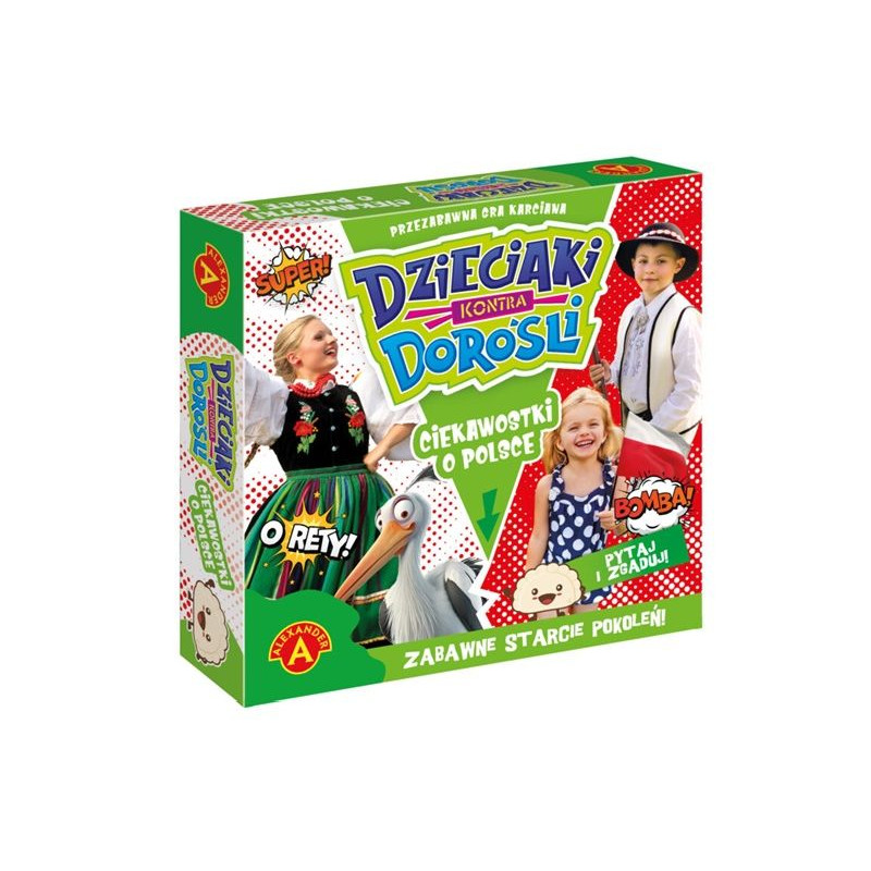 GRA CIEKAWOSTKI O POLSCE DZIECIAKI KKKONTRA DOROŚLI ALEXANDER