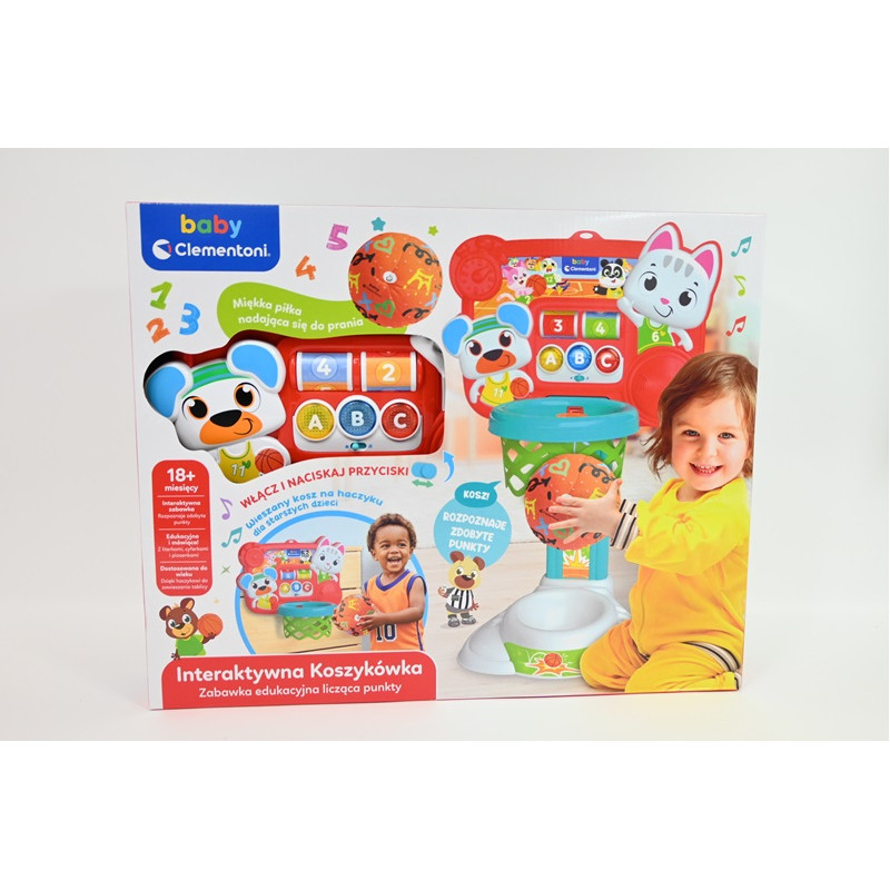 CLE BABY interaktywna koszykówka 50384