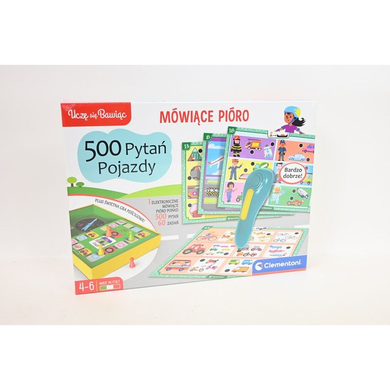 CLE Mówiące pióro 500 pytań Pojazdy 50929