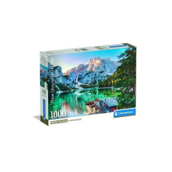 CLE puzzle 1000 Compact Emerald Lake Braies 39934
