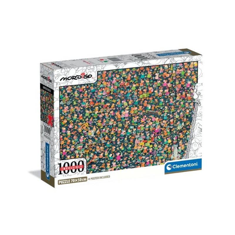 CLE puzzle 1000 Compact Imposible Mordillo 39992