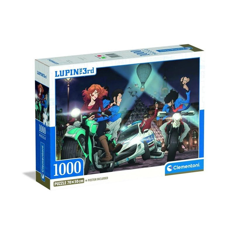 CLE puzzle 1000 Compact Lupin III 37055
