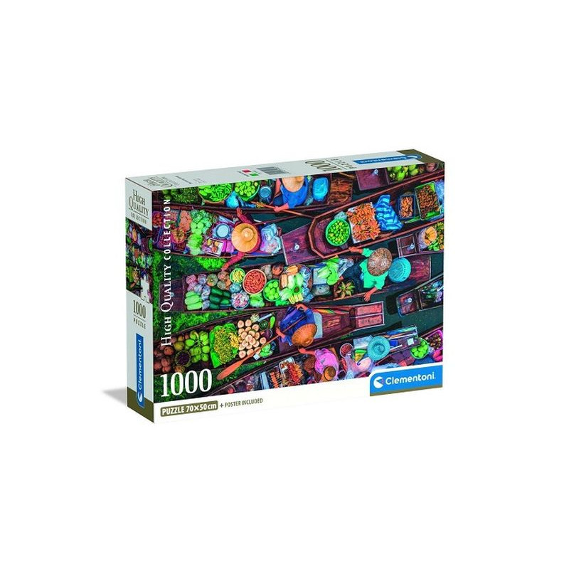 CLE puzzle 1000 Compact Thai Floating Market 39932
