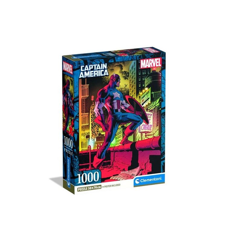 CLE puzzle 1000 CompactCaptain America 37049