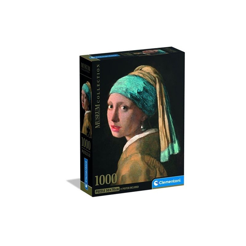 CLE puzzle 1000 CompactMus.GirlWithAPearlEar.39967