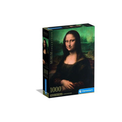 CLE puzzle 1000 CompactMus.Leonardo Gioconda 37094