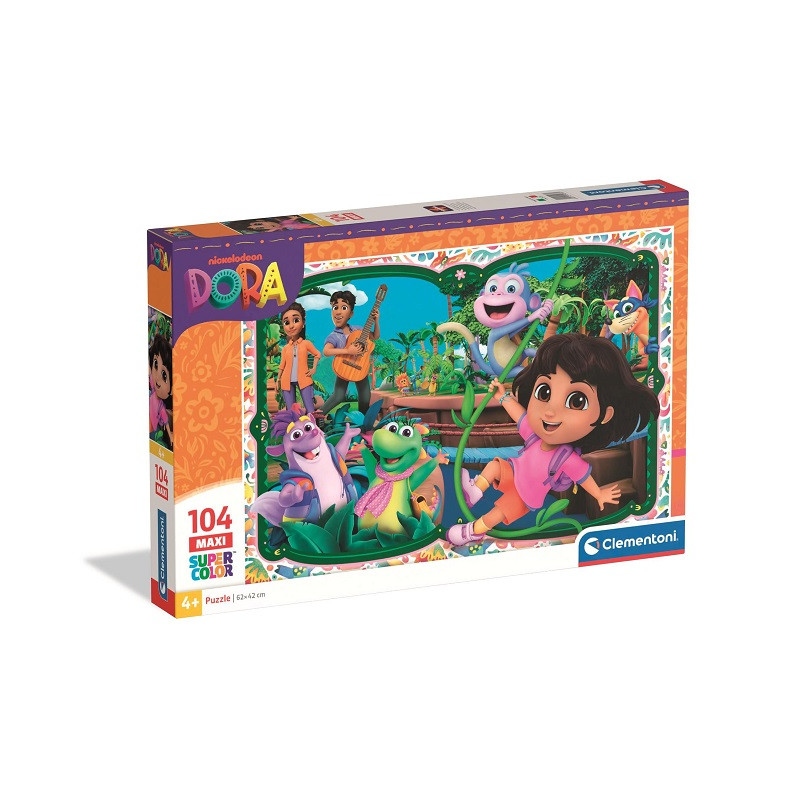 CLE puzzle 104 Maxi SuperKolor Dora 25076