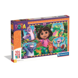 CLE puzzle 104 Maxi SuperKolor Dora 25077
