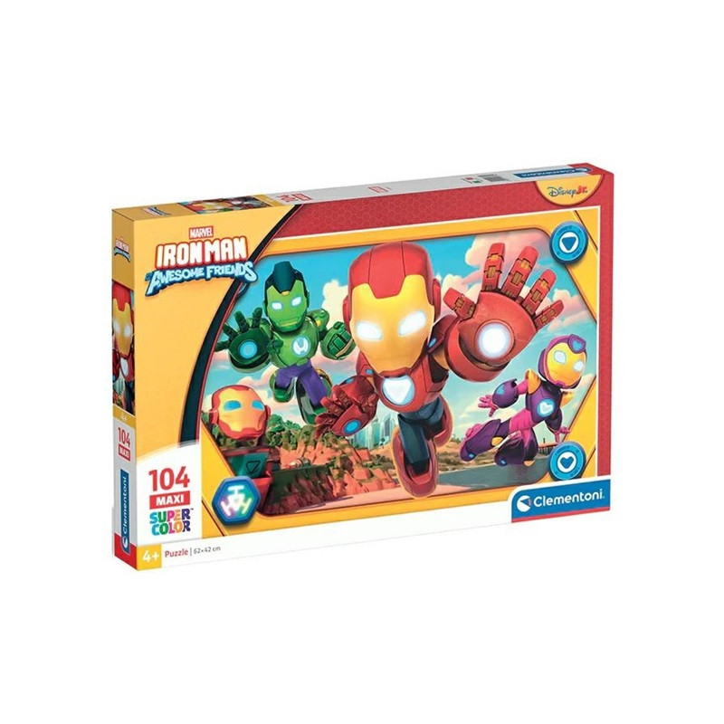 CLE puzzle 104 Maxi SuperKolor IronMan_...Fr.23778