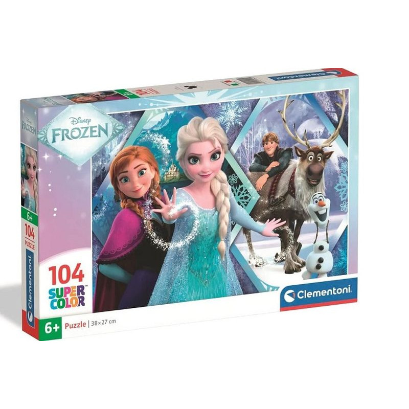 CLE puzzle 104 SuperKolor Frozen 25045