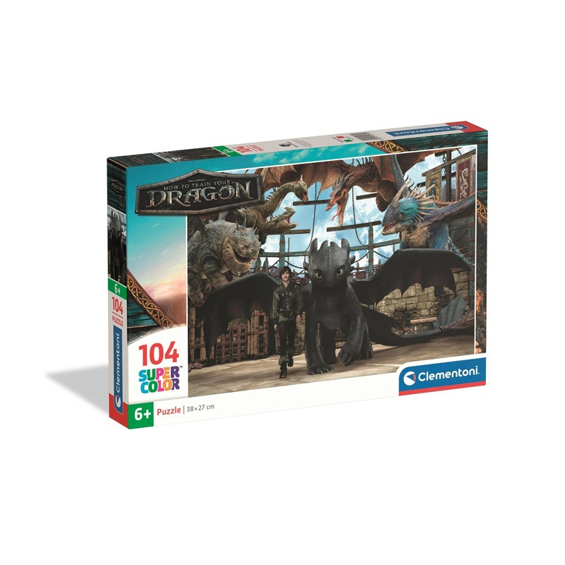 CLE puzzle 104 SuperKolor HowToTrainYDragon 25079