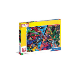CLE puzzle 104 SuperKolor Marvel 25059