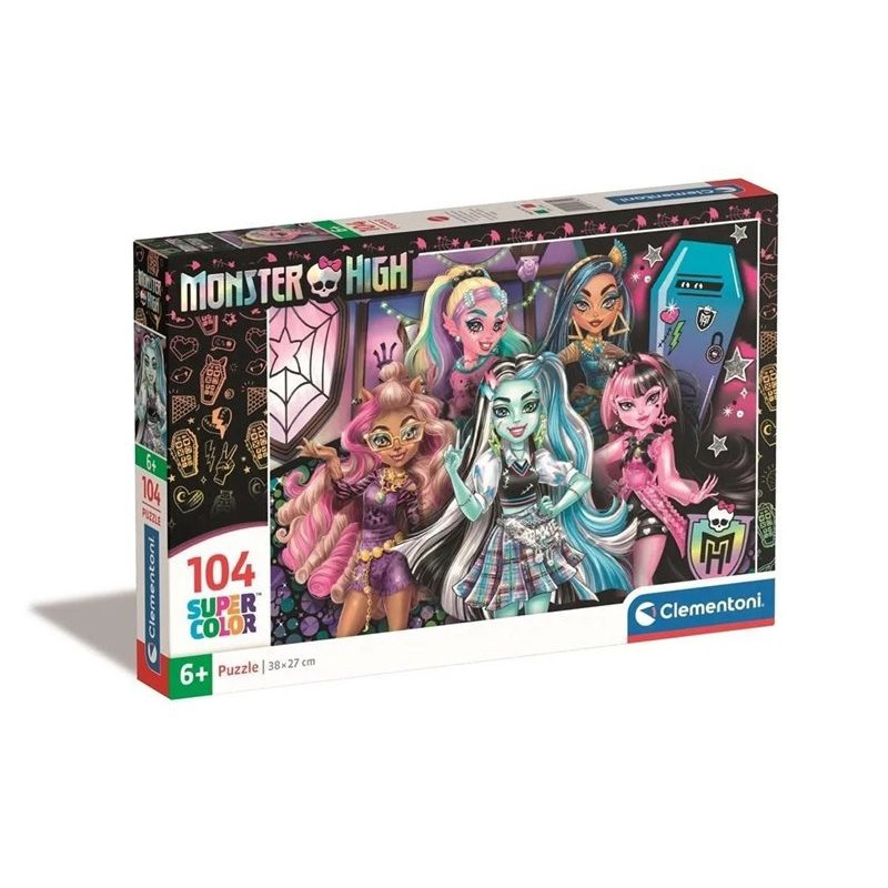 CLE puzzle 104 SuperKolor Monster High 25782