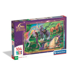 CLE puzzle 104 SuperKolor UnicornAcademy 25093