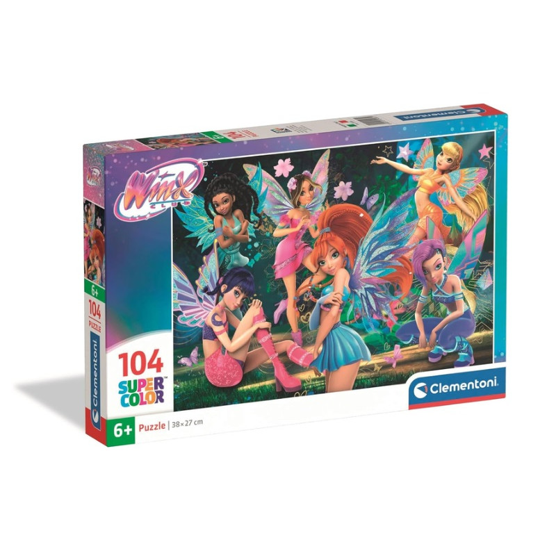 CLE puzzle 104 SuperKolor Winx 25085