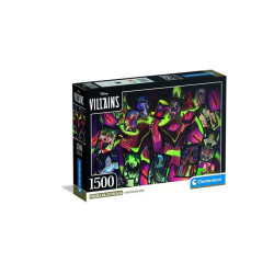 CLE puzzle 1500 Compact Disney Vilains 31744