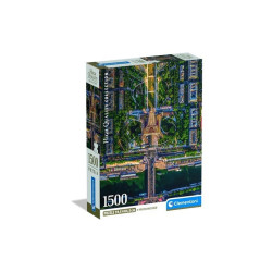 CLE puzzle 1500 Compact Flying Over Paris 31742