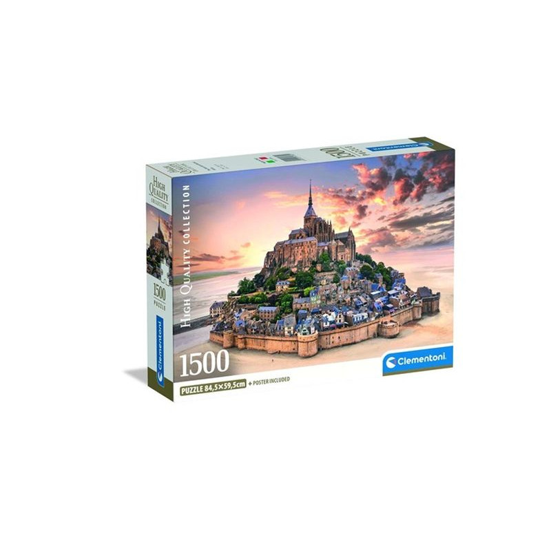 CLE puzzle 1500 Compact TheMountSaintMichRis.31730