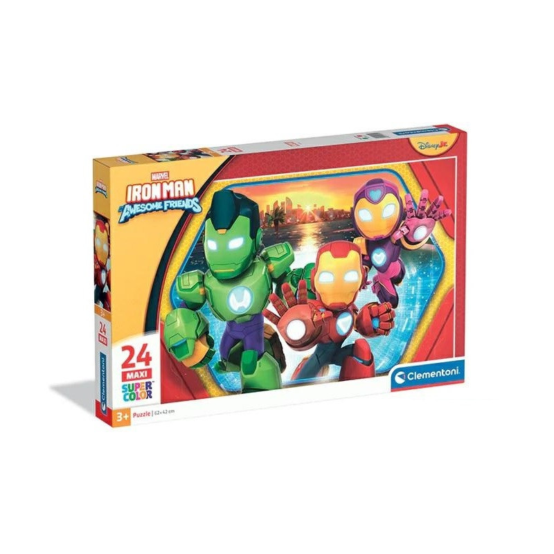 CLE puzzle 24 Maxi SuperKolor IronMan_..Fri..24829