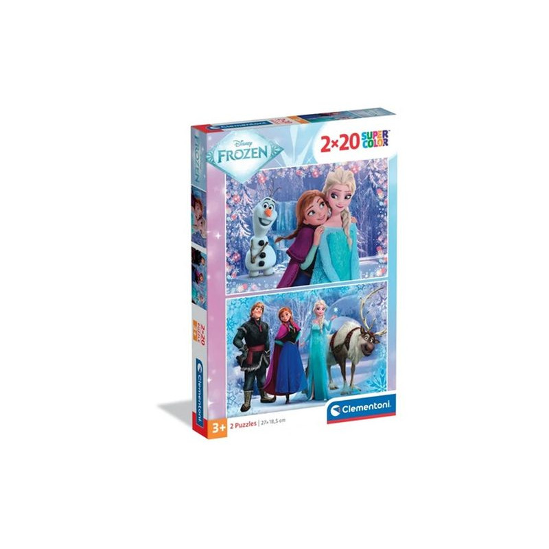 CLE puzzle 2x20 SuperKolor Frozen 24825