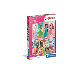 CLE puzzle 2x60 SuperKolor Princess 24824