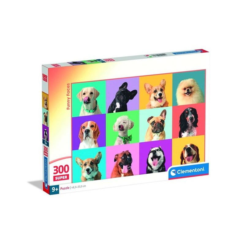 CLE puzzle 300 SuperKolor Funny Faces 21739