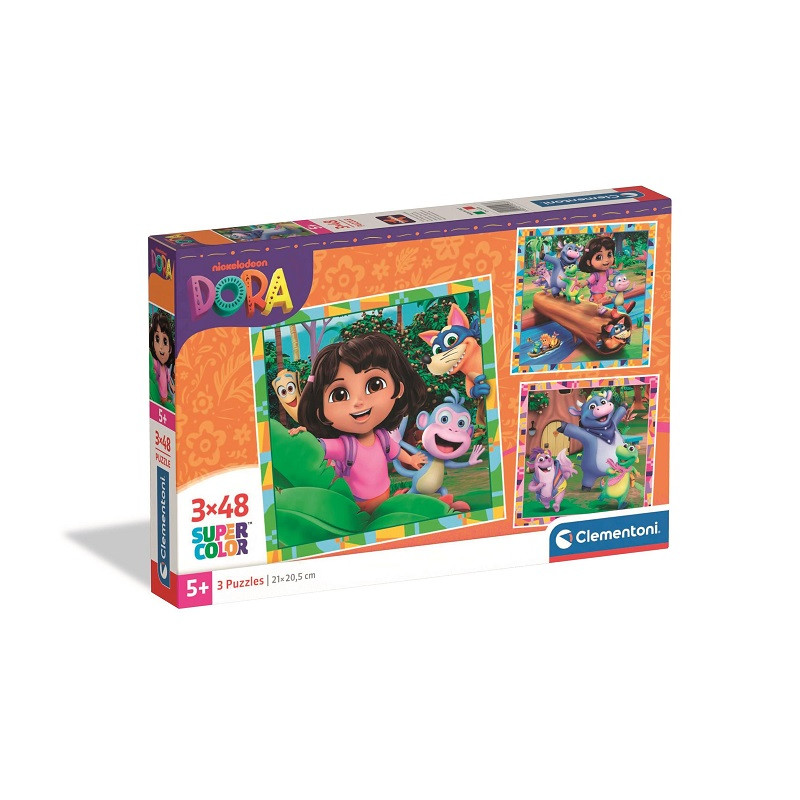 CLE puzzle 3x48 SuperKolor Dora 25078
