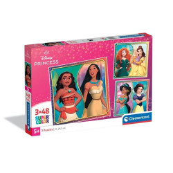 CLE puzzle 3x48 SuperKolor Princess 25064