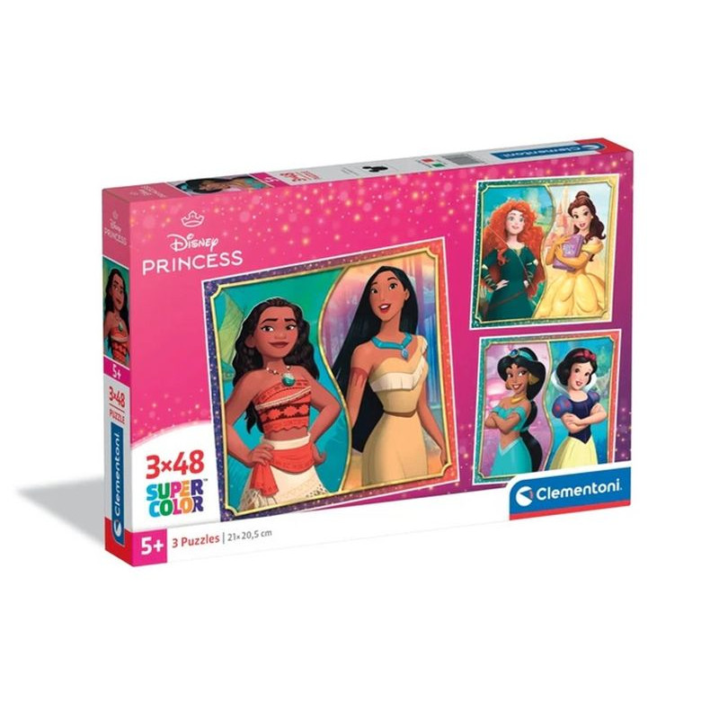 CLE puzzle 3x48 SuperKolor Princess 25064
